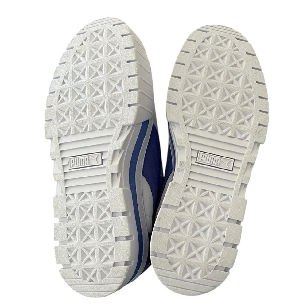 NWT Puma Womens Mayze Lace Up Platform Sneakers Shoes Size 8 Lilac-White - Picture 9 of 10